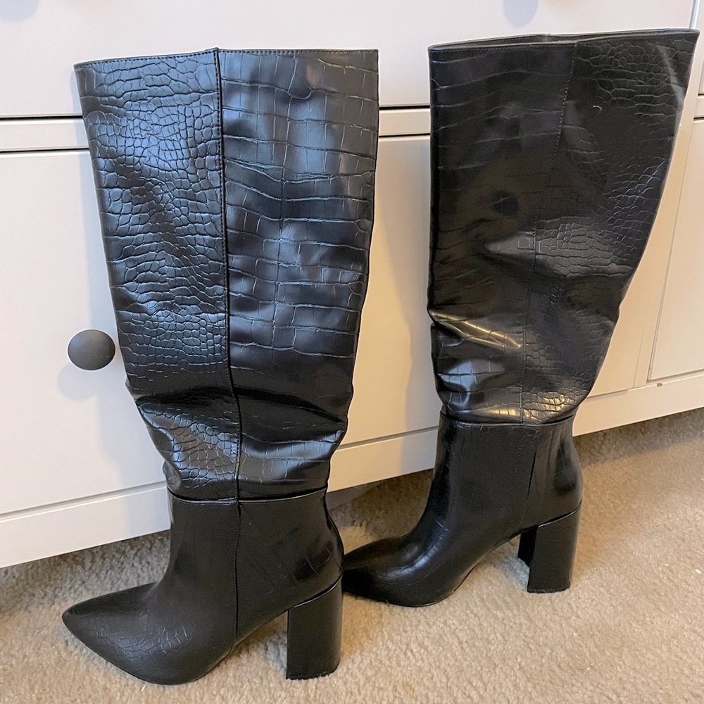 Knee high boots